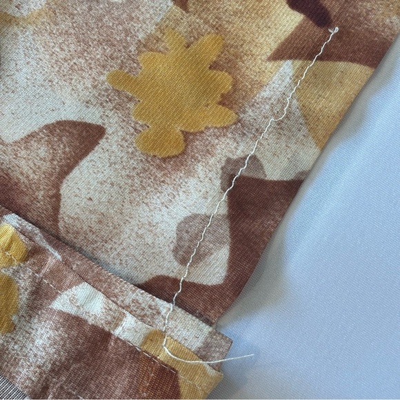 VINTAGE ENRICO FELINI Italian Men’s Collared Floral Shirt Buttons Short Sleeve - Picture 8 of 13